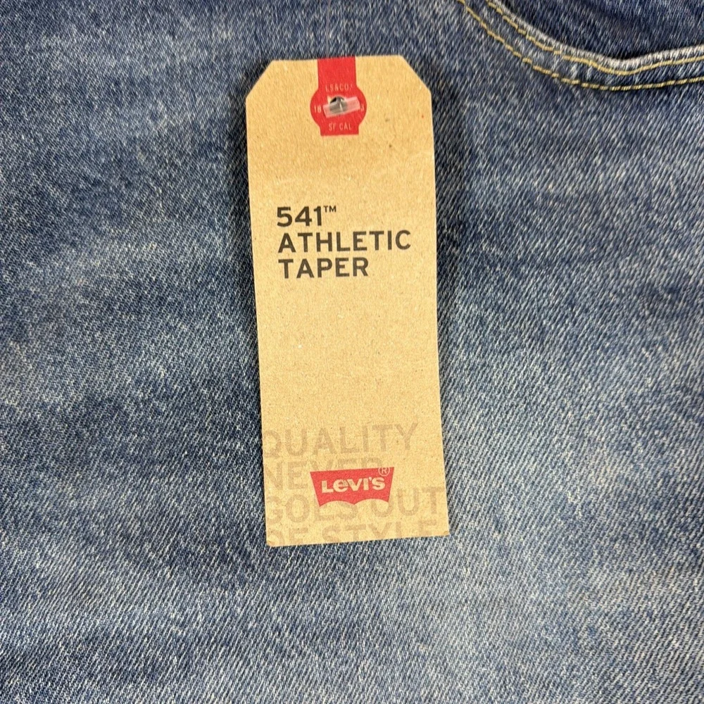 Levi's 541 Jeans Men's 48x32 BIG & TALL Blue Flex Athletic Taper Stretch NWT